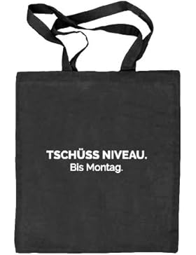 Jutebeutel Natur Tschüss Niveau.