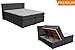 Produktbild Boxspringbett ka-line® 160x200 cm Anthrazit H3 mit Stauraum Bettkasten Comfortbox Füßen Polsterbett Premium Hotelbett Bett amerikanische Doppelbett Luxus Komfort Anthrazit H3 160x200cm