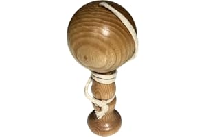 MGI DEVELOPPEMENT Bilboquet en Bois de Buis du Jura - Fabriqué en France - Hauteur 16 cm/Diamètre 7 cm