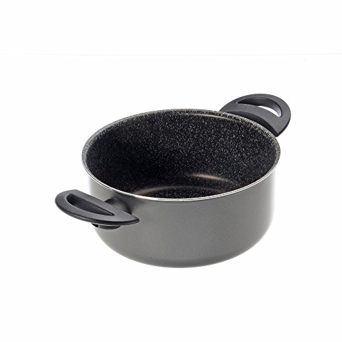 Alluflon Tradition Italie Casserole, aluminium, Noir, 22 cm