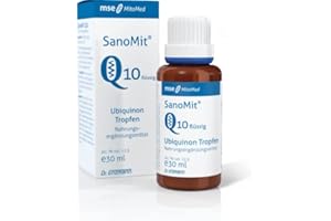 MSE PHARMAZEUTIKA GMBH SanoMit flüssiges Ubiquinon Kaneka Coenzym Q10 Tropfen hochdosiert vegan Dr Enzmann