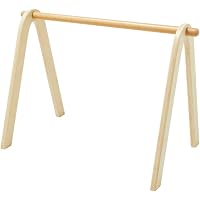 Arche De Jeux Bébé Granvoo Bois 4 Pièces - Portique Éveil Pour Poussette Siège Auto