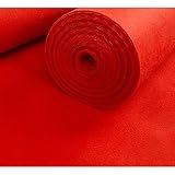 alfombra roja barata Acrílico: la textura está bien, el tacto es suave y el color es brillante.se puede recortar si es necesario