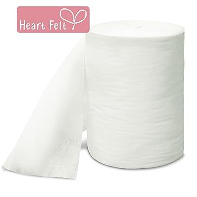 Heartfelt Heart Felt - Lot de 100 feuilles de protection en bambou pour couches en tissu réutilisables - biodégradables et jetables