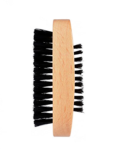 Kent Brushes Natural Black Bristle Nail Brush in Beechwood