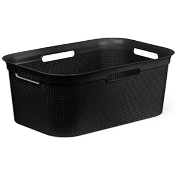 Sundis Country Wäschekorb 40 l in Rattan-Optik, Kunststoff (PP