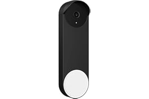 GIMOCOOL Silicone Cover Compatible with Nest Doorbell (Battery), Waterproof Protective Silicone Doorbell Skin Case, Professional Designed for Google Smart Doorbell, Avoid Drilling and Protect Your Walls