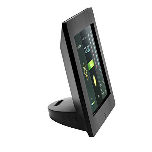 Intenso Weatherstar Digitaler Bilderrahmen mit Wetterstation (20,32cm (8 Zoll) Farbdisplay, SD/SDHC/MMC/MS Slot, Fernbedienung) schwarz - 2