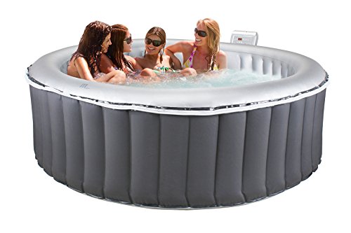 Miweba MSpa aufblasbarer Whirlpool M-021LS 6 Personen 2,04 Meter rund Indoor-Outdoor inklusive Filterkartusche und Abdeckhaube - 2