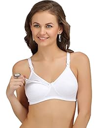 Women's Breast Feeding Elastic Straps Pink Color Cotton for Nursing Women Size