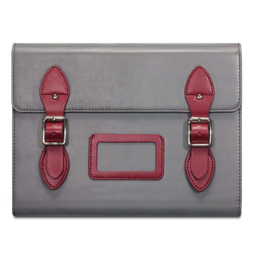 Covert Varsity Leather Case Cover for Apple iPad Air - Grey