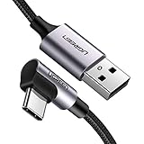 90 GRAD WINKEL STECKER DESIGN: Dank des 90 Grad Steckers wird das Type C Ladekabel nicht mehr gekenickt, sofern Sie das Handy beim Laden weiter benutzen. Es kann auch Kabelbruch und Beschädigung des USB Buchses vermeiden. Sorgen Sie nicht mehr das Endstück des Kabel nach kurze Zeit defekt ist.