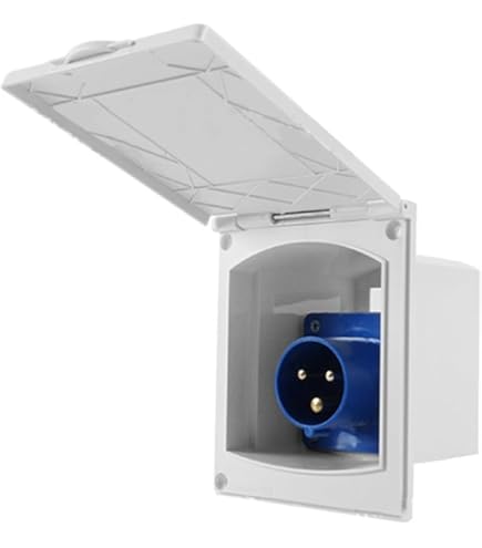 Presa Da Esterno Impermeabile 16A 220V-240V Per Camper E Caravan - Connettore Sicuro Con Cavo - Foto 3