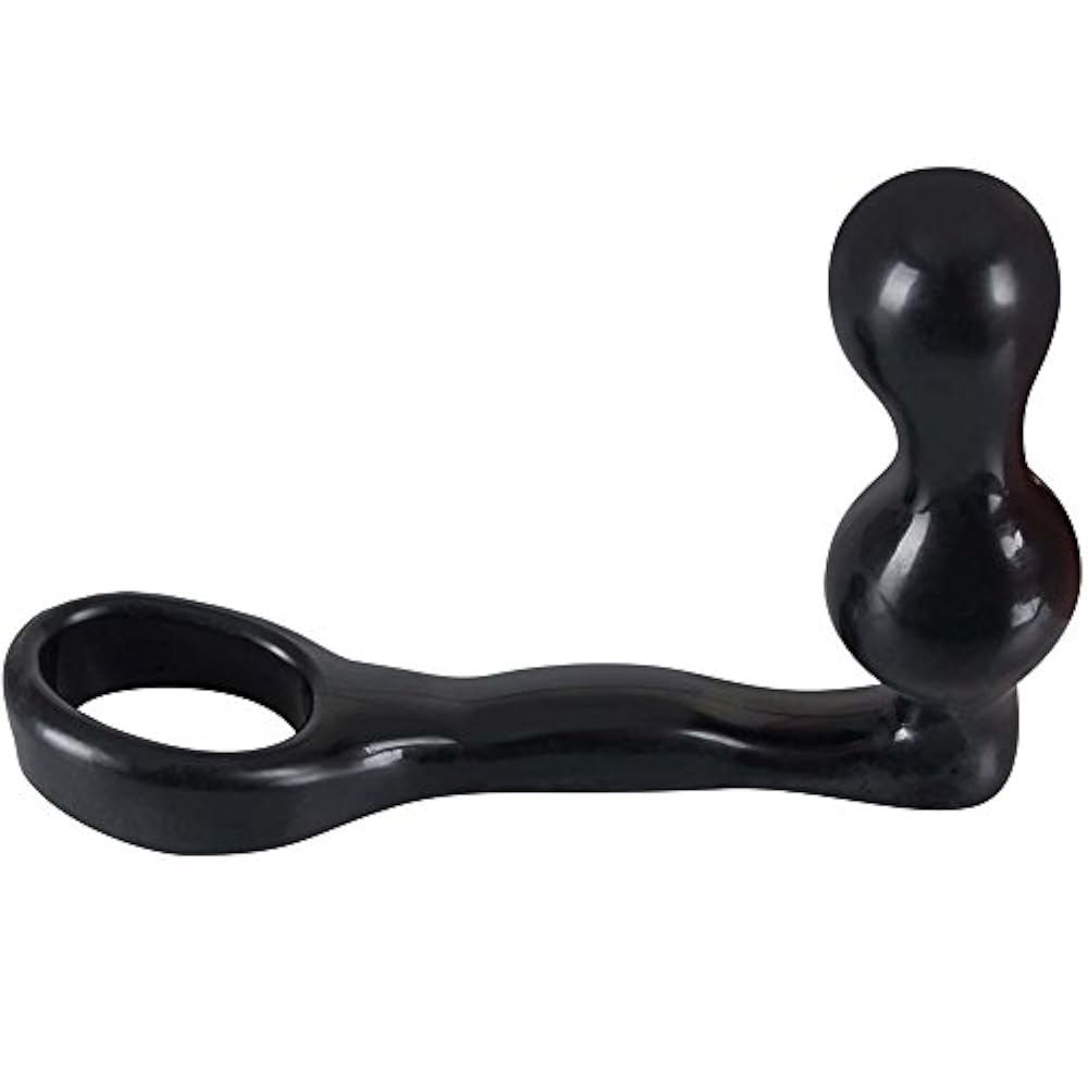 Ребристая насадка для двойного проникновения с подхватом мошонки Black Velvets Cock & Ball Ring 5335560000ring - Orion - Двойное проникновение - Купить