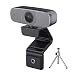 Produktbild L&Z Pro Webcam 1080P Full HD PC Kamera für Videoanrufe/Streaming DHR/Autofokus USB Webcam mit 2 Mikrofonen kompatibel mit Windows 10 Mac Laptop Xbox One und OBS