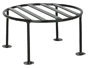 Green Gardenia Iron Plant Stand/Pot Stand (Small)