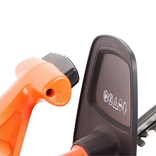 Black + Decker 420W Elektro-Heckenschere, 45 cm Schwertlänge, 16mm Schnittstärke, 2-Hand Schaltung, GT4245-GB - 3