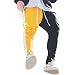 Produktbild Dasongff Herren Jogginghose Sweatpants,Farbeblock Patchwork Sweatpants,Männer Comfort Zip OffTrainingshose Sporthose Herrenhose M-3XL