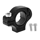 Blesiya Bicicletta Manubrio Portaborraccia Bottiglia di Acqua Supporto Adattatore Morsetto Con 2 Viti Accessori di Bici - Nero