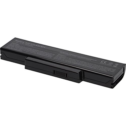 PURE⚡POWER® Laptop Akku für Asus A72J (10.8V, 4400 mAh, schwarz, 6 Zellen) - 3