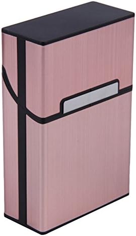 LALILEI Portable Metal Aluminum Pocket Cigarette Cigar Tobacco Box Case Holder
