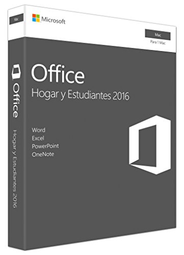 Office Hogar y Estudiantes 2016 -Todas las aplicaciones de Office 2016 para 1 Mac Office Hogar y Estudiantes 2016 -Todas las aplicaciones de Office 2016 para 1 Mac