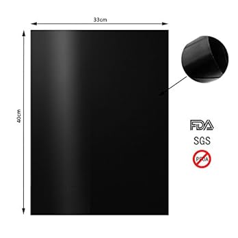 Bbq Grillmatte 100 Antihaftbeschichtung Backofen Teflon Backmatten Fr Grillen Von Wurst Fleisch Gemse Meeresfrchte Eier Hitzebestndig Anwendung Auf Gasgrill Kohlegrill Ofengrill Elektrogrill