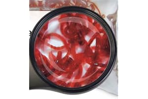 Lebendfutter Fische: 10 Beutel 45 ml =4X roteMückenlarve + 4X weiße Mückenlarven+2X Tubifex von Sahawa®, lebendes Fischfutter für Aquarienfische