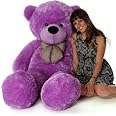 AVSHUB Soft Toy Teddy Bear 4 Feet for Girl Lovable Huggable Teddy Bear | Plushie Soft Toys for Kids | Plush Soft Toys for Baby Boys and Girls Kids - Teddy | Birthday & Valentine Gift (Purple)
