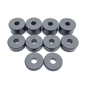 Lot De 100 Rondelles Plates En Nylon 20 Mm Od 10 Mm Id 2 Mm D'Épaisseur
