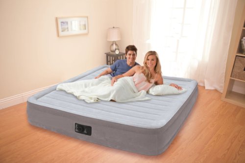 Intex Luftbett Comfort-Plush MID Queen (230 V), Grau, 152 x 203 x 33 cm - 3