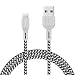 Produktbild ISOUL Lightning iPhone Ladekabel Datenkabel, 1mApple MFi Zertifiziert Nylon geflochten USB Kabel für iPhone 11 Pro XS Max/XR/X/10/8 6s 6 7 Plus, iPad Air/Pro/Mini, iPod [ Schnellladekabel ]
