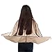 LuckyFine Waterproof Silk Salon Hair Hairdressing Cutting Fold Umbrella Cape Barber Gown