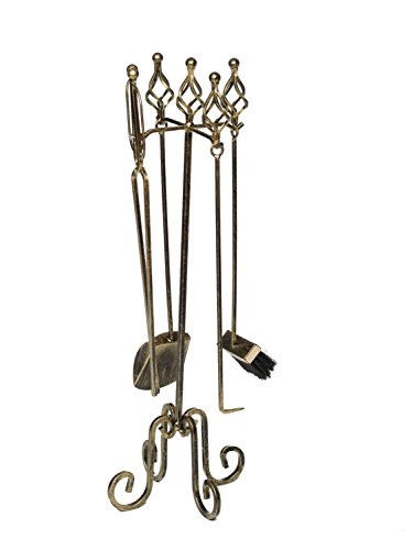 Kaminbesteck Kamingarnitur Kaminwerkzeug Kaminset Schmiedeeisen Kamin Set 84cm