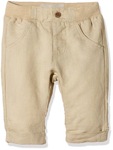 NAME IT Baby Boys Trousers, Beige (Safari), 3-6 Months