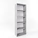 Produktbild Bücherregal Regal Standregal Aktenregal Aktenschrank Bücher 190 x 60cm Holzregal Beton - 5 Fächer - SEHR STABIL - 16mm - Beton