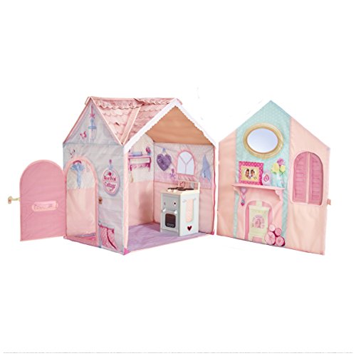 Dream Town - Casita Rose Petal Cottage, Color Rosa (Worlds Apart 200RPC)