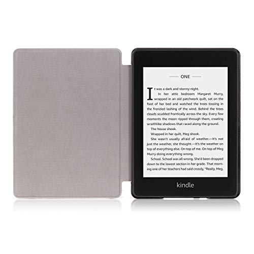 VinMas Hülle Kindle Paperwhite (10.Generation - Release 2018), Leder Slim Shockproof Schutzhülle mit Automatischer Aufwach/Ruhe für Amazon Kindle Paperwhite (Mädchen)