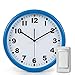 Produktbild Türklingeln & Türglocken 350 M Funk Türklingel Home Mute Wanduhr Elektronische Batterie Gleichstrom Fernbedienung 2 in 1 Türklingel Wanduhr (Color : Blue)