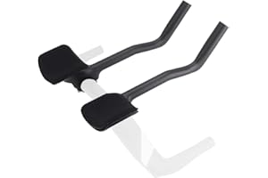 RXL SL Manubrio Bicicletta 31.8 Manubri TT 340mm Manubrio in Carbonio Aero Appendici Manubrio MTB per Mountain Bike o Road Bike 3K Lucido