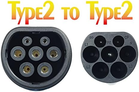 Gen2 Type 2 to Type 2 - 16 amp | 2 meter | 3.6kW - Black