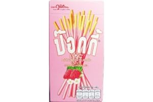 BITES OF ASIA GLICO Pocky Sticks - Strawberry 45g x 2 Box (2 Packs)