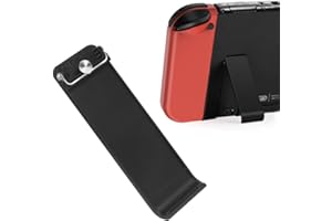 GENERIC Rear Back Kickstand Flip Out Clip On Stand Replacement with Bracket & Screw, Compatible with Nintendo Switch