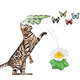 Funny Tumbler Katze Kätzchen interaktiven Spielzeug Teaser Spielzeug Feder Stick Chaser Zauberstab