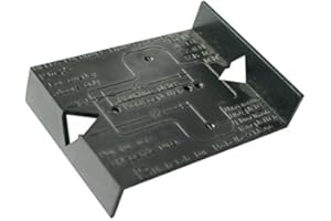 GAS N POW3R Jig Template for Kitchen, Bedroom, Bathroom Cabinet Hinges and Mounting Plates