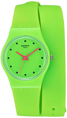 Swatch Damen-Armbanduhr Analog Quarz Silikon LG128 Swatch Damen-Armbanduhr Analog Quarz Silikon LG128