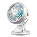 Produktbild MNII Mini USB Mini Fan Desktop 2 Geschwindigkeit portable Energie sparen stumm 360 ° Ordner Fan Bett Büro, weiß
