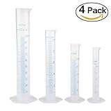 Pixnor 4ST Graduierung Kunststoff Messzylinder