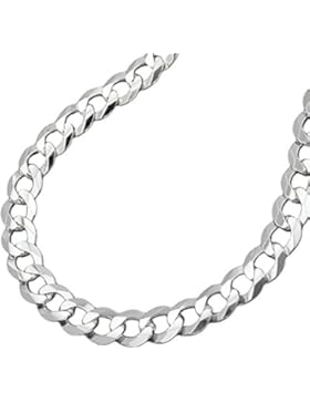 SCHMUCK KETTE PANZER FLACH SILBER 925 50CM