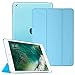 Price comparison product image FINTIE iPad 9.7 2018/2017 Case - Lightweight Slim Shell Cover with Translucent Frosted Back Protector Supports Auto Wake/Sleep for Apple iPad 6th / 5th Gen 9.7 Inch, Blue